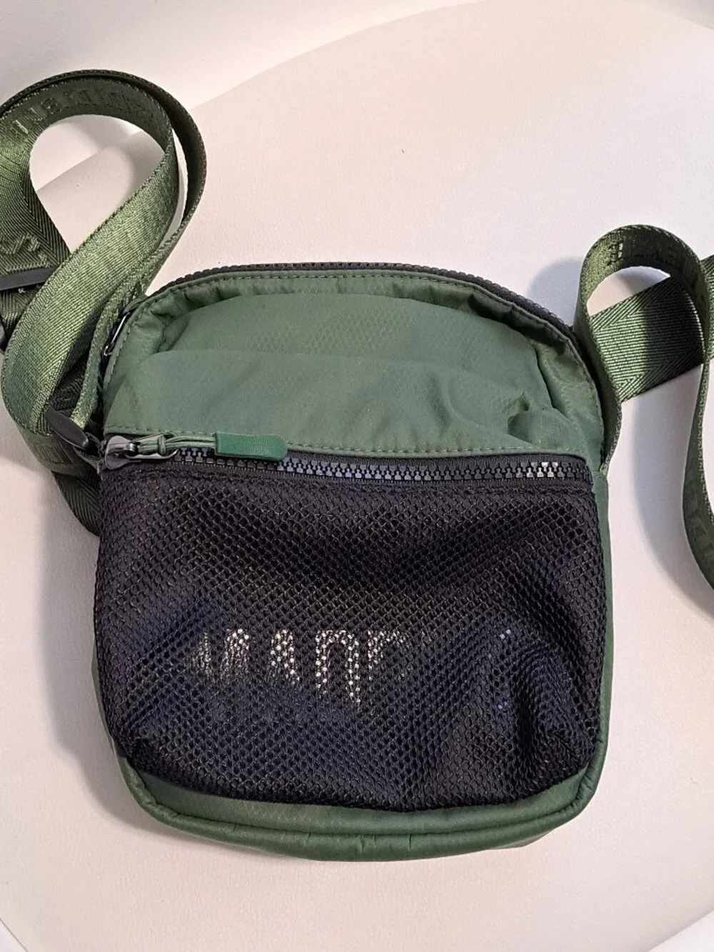 Steve Madden Nylon Crossbody Purse with Mesh Pocket